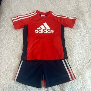 Boys adidas matching set. Size 5